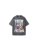 PRISM Black - FAF Piko and ChouChou Colored Band Tee (Free Size)